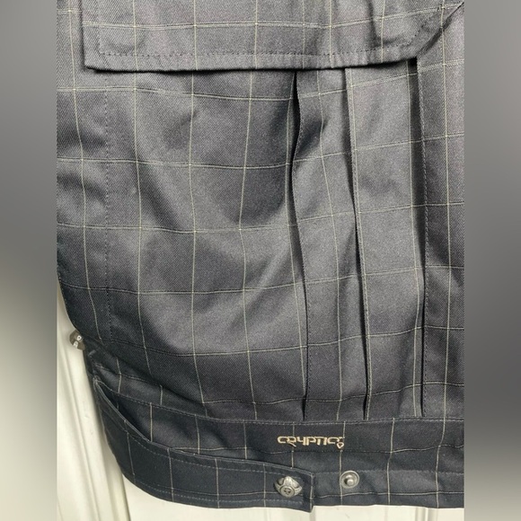 The North Face Cryptic HyVent Jacket Ski Snowboard Hardshell Striped Men’s XL‎ - Picture 5 of 16